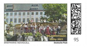 Briefmarke Individuell Europiade 2023