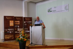 Begrüßung der Gäste und Besucher durch den Vorsitzenden der BSV Gotha 90 e.V. Bernd Planke